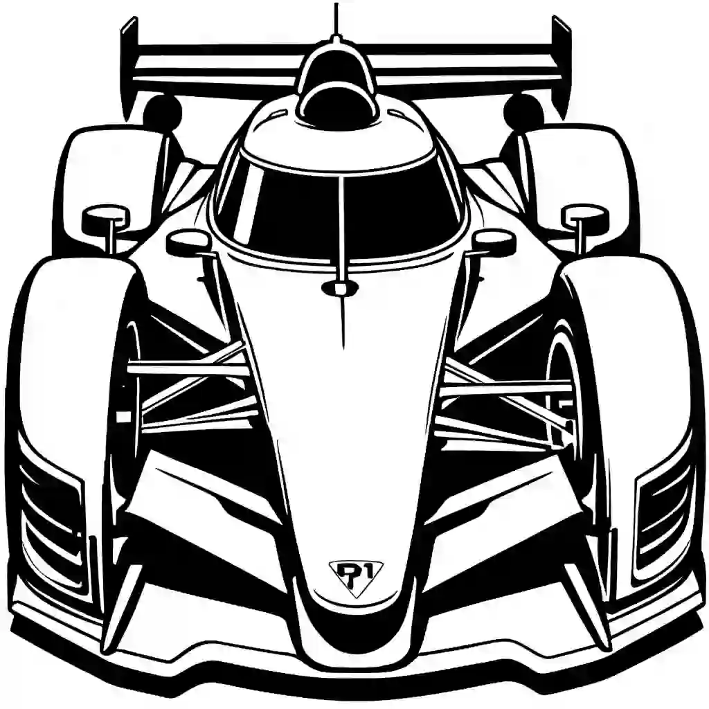 Race Car coloring pages